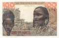 West African States 100 Francs, 20. 3.1961